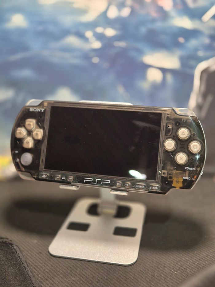 Sony PSP 3000 – Transparent Black Edition – Modified Console