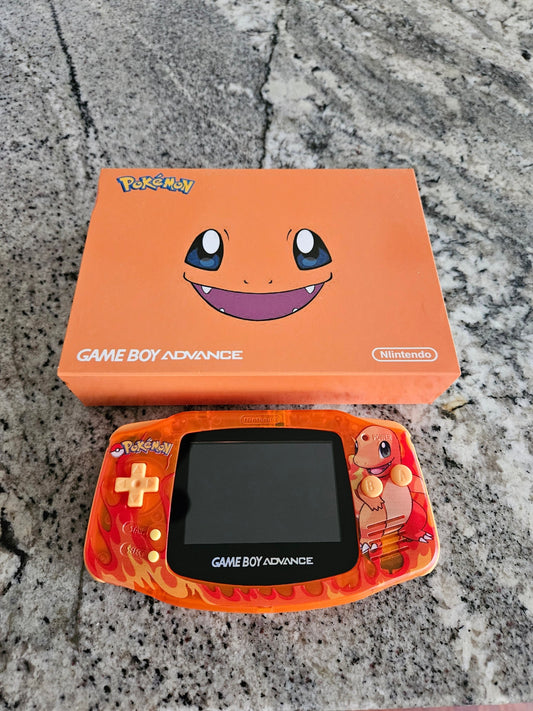 Charmander Gameboy Advance Console New IPS Screen!