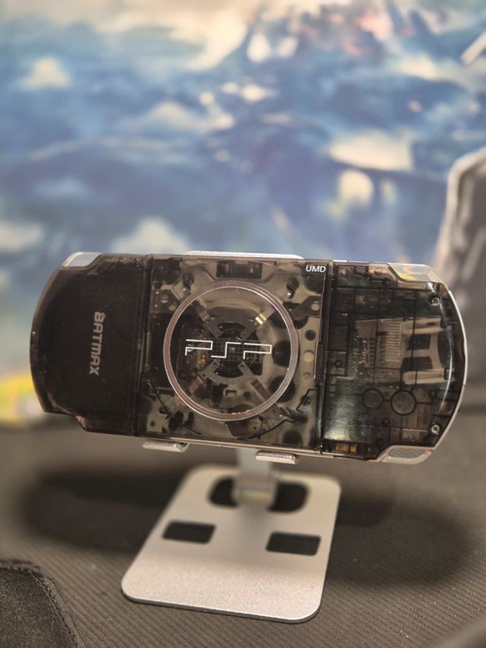 Sony PSP 3000 – Transparent Black Edition – Modified Console