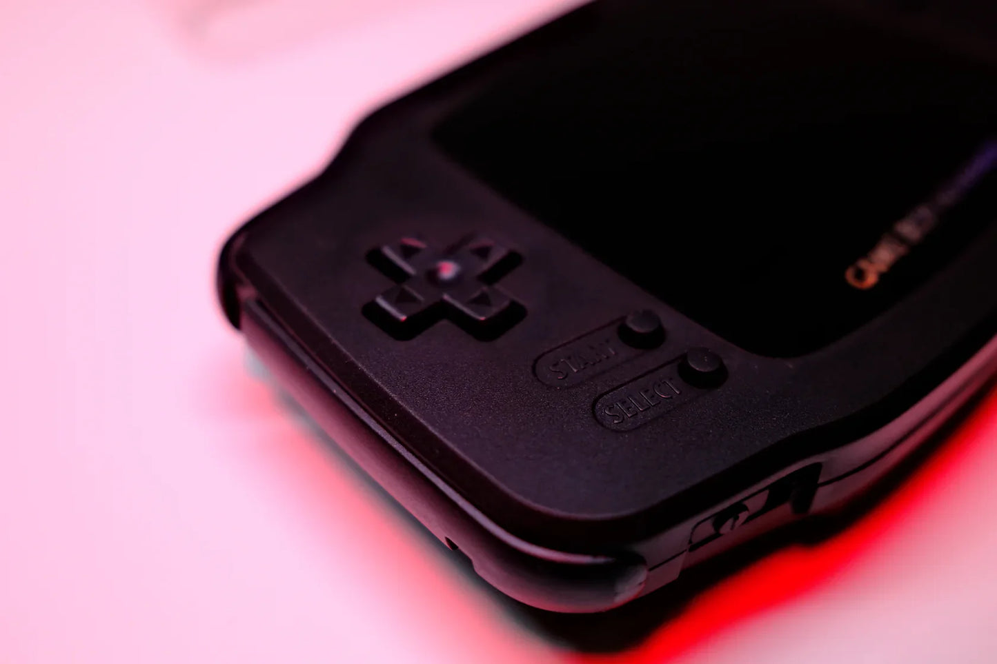 Black Matte Modded Game Boy Advance (GBA) – Hispeedido IPS V5 Laminated Screen, with USB‑C Battery, Clicky L/R, Audio Amp + New Speaker