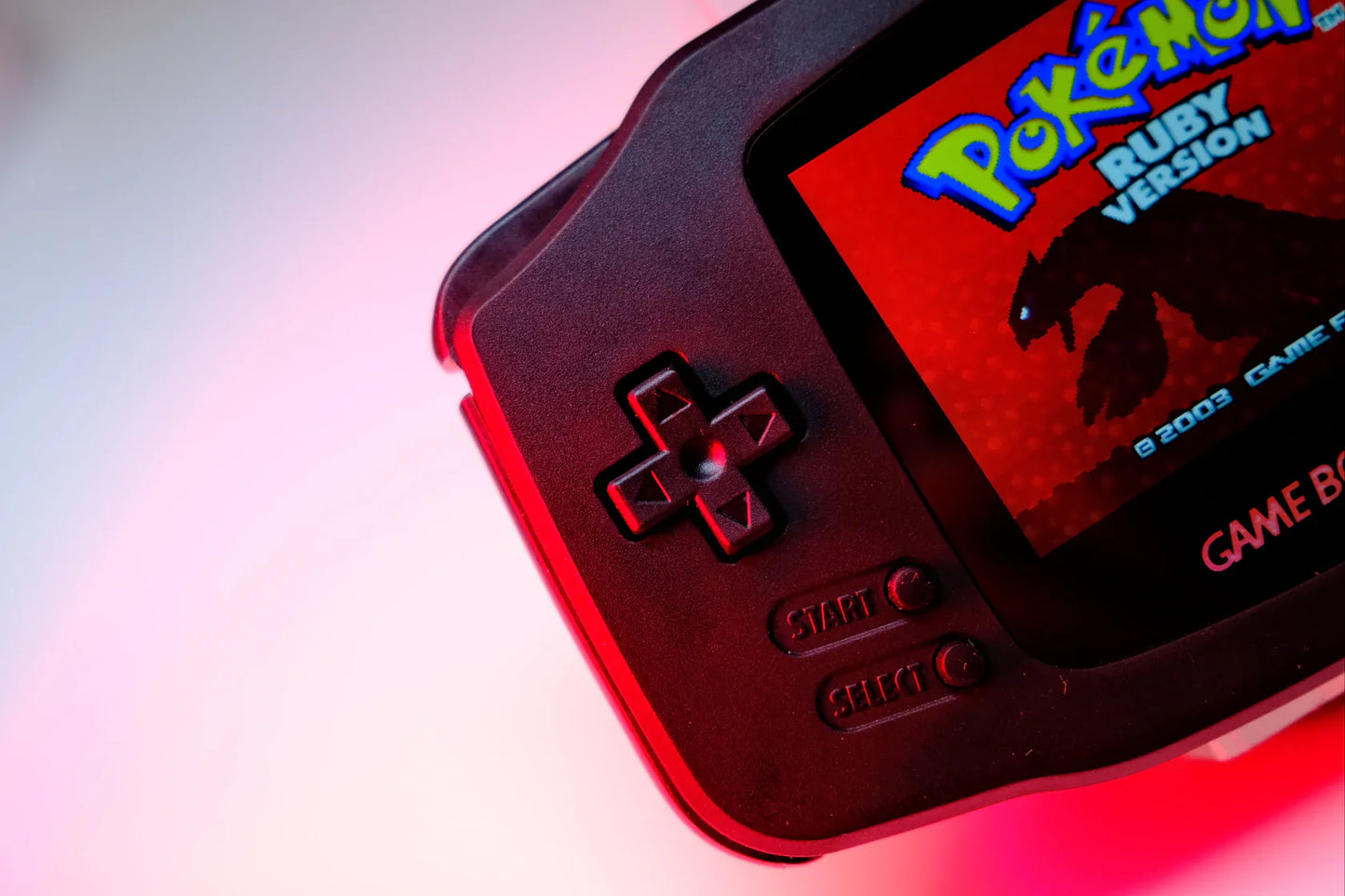 Black Matte Modded Game Boy Advance (GBA) – Hispeedido IPS V5 Laminated Screen, with USB‑C Battery, Clicky L/R, Audio Amp + New Speaker