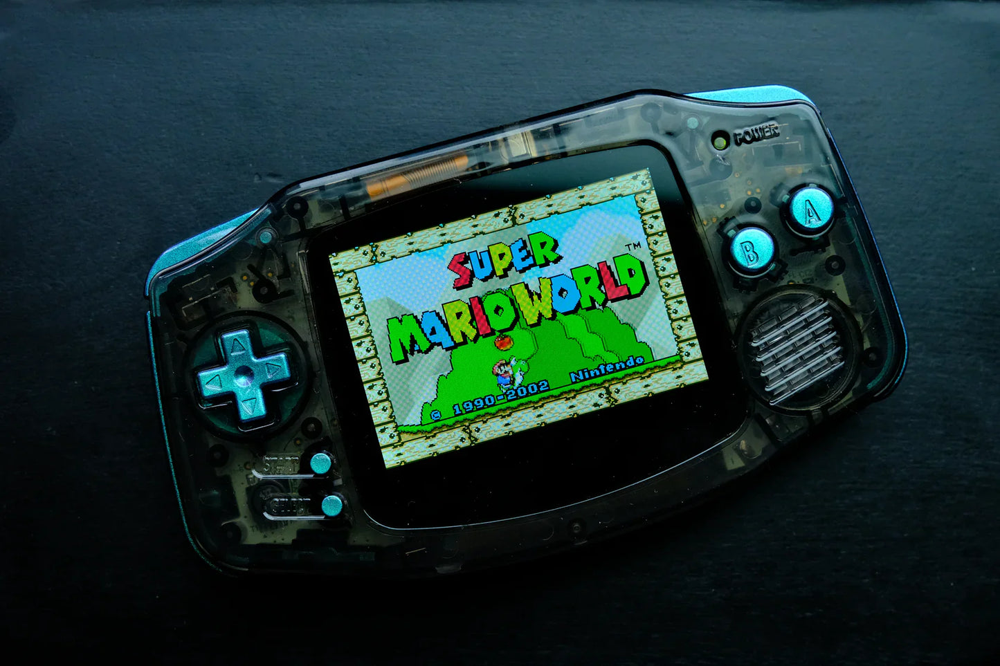 GBA Modded – IPS V5, USB‑C Battery, Clicky L/R, Audio Amp + New Speaker