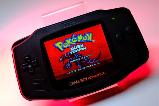 Black Matte Modded Game Boy Advance (GBA) – Hispeedido IPS V5 Laminated Screen, with USB‑C Battery, Clicky L/R, Audio Amp + New Speaker