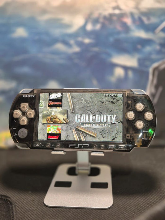 Sony PSP 3000 – Transparent Black Edition – Modified Console