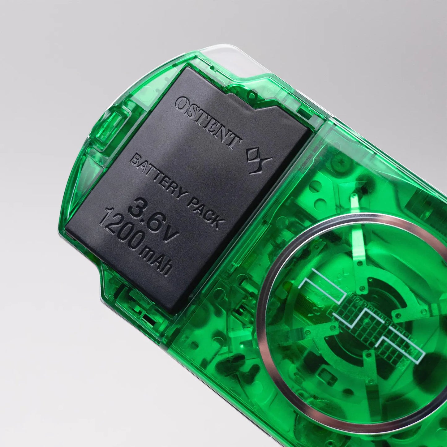 PSP 3000 Portable Clear Green Slime Housing Bundle