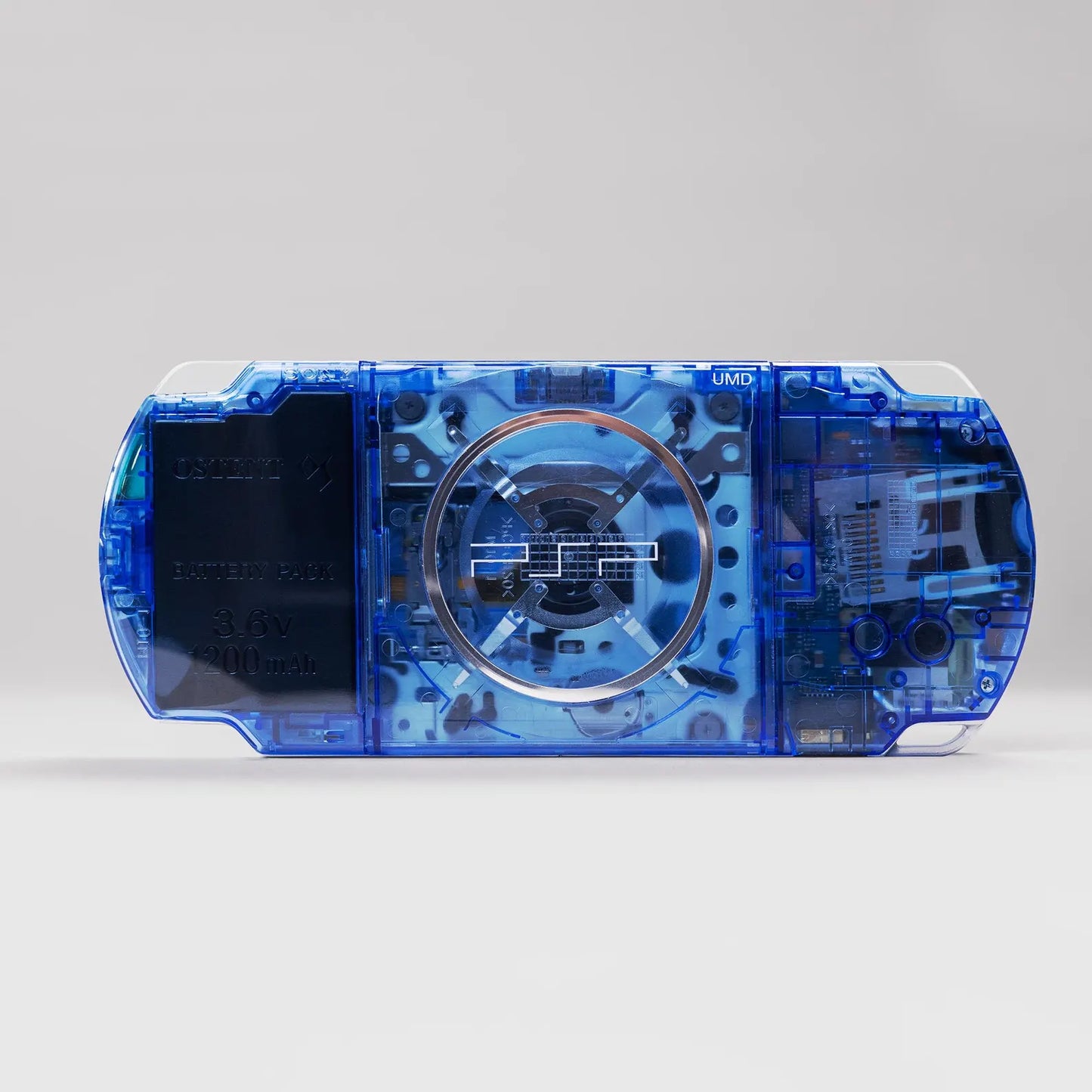 PSP 3000 Portable Clear Lapis Blue Housing Bundle