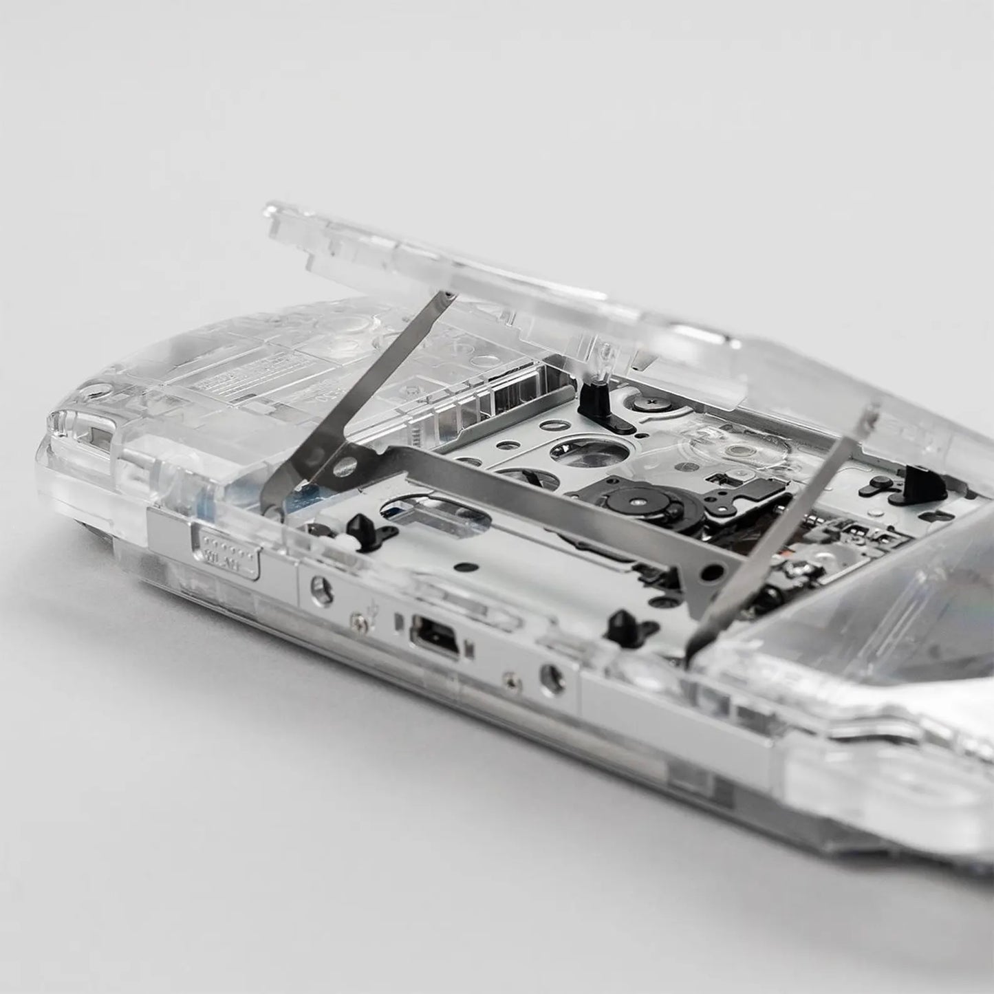 PSP 3000 Portable Obsidian Clear Housing Bundle