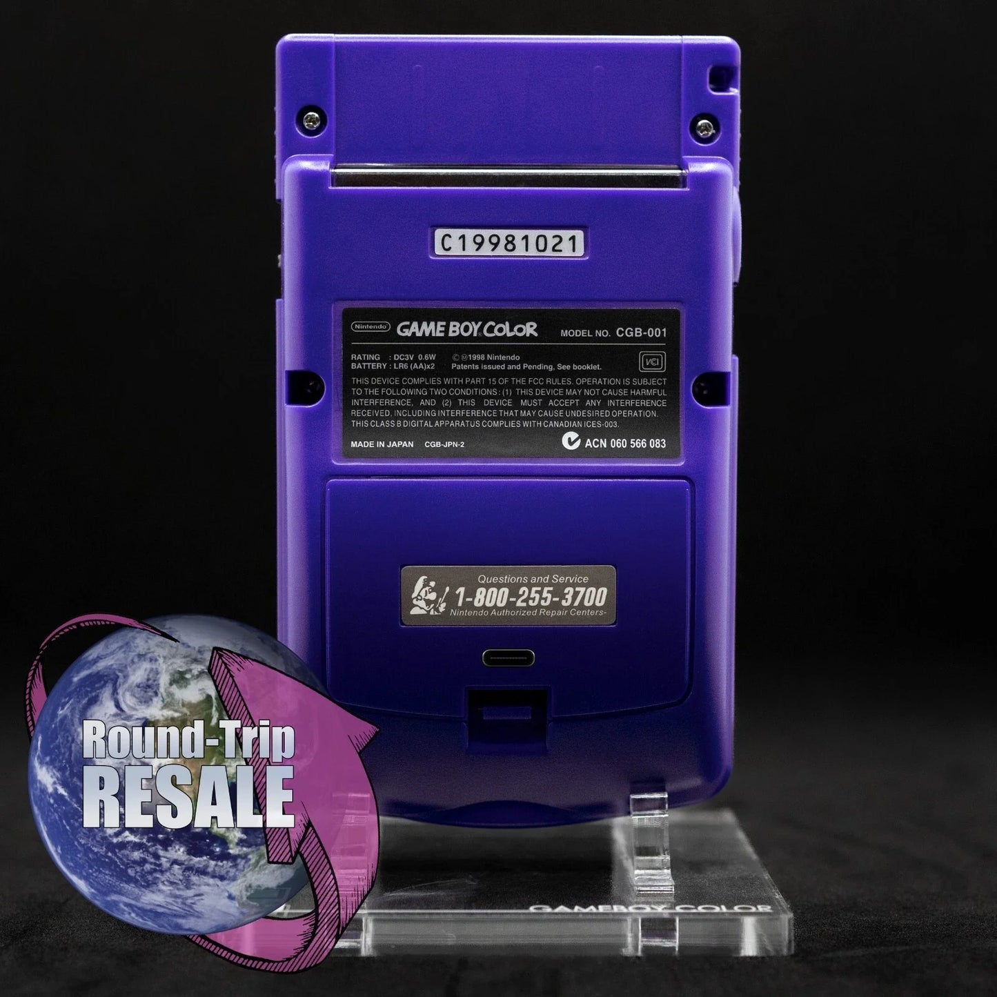 Fully Upgraded Nintendo Game Boy Color – AMOLED Screen, Rechargeable Battery, Ready to Play