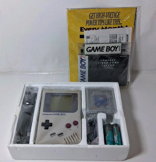 Nintendo Game Boy DMG-001 1989 Launch Edition Console CIB Tested