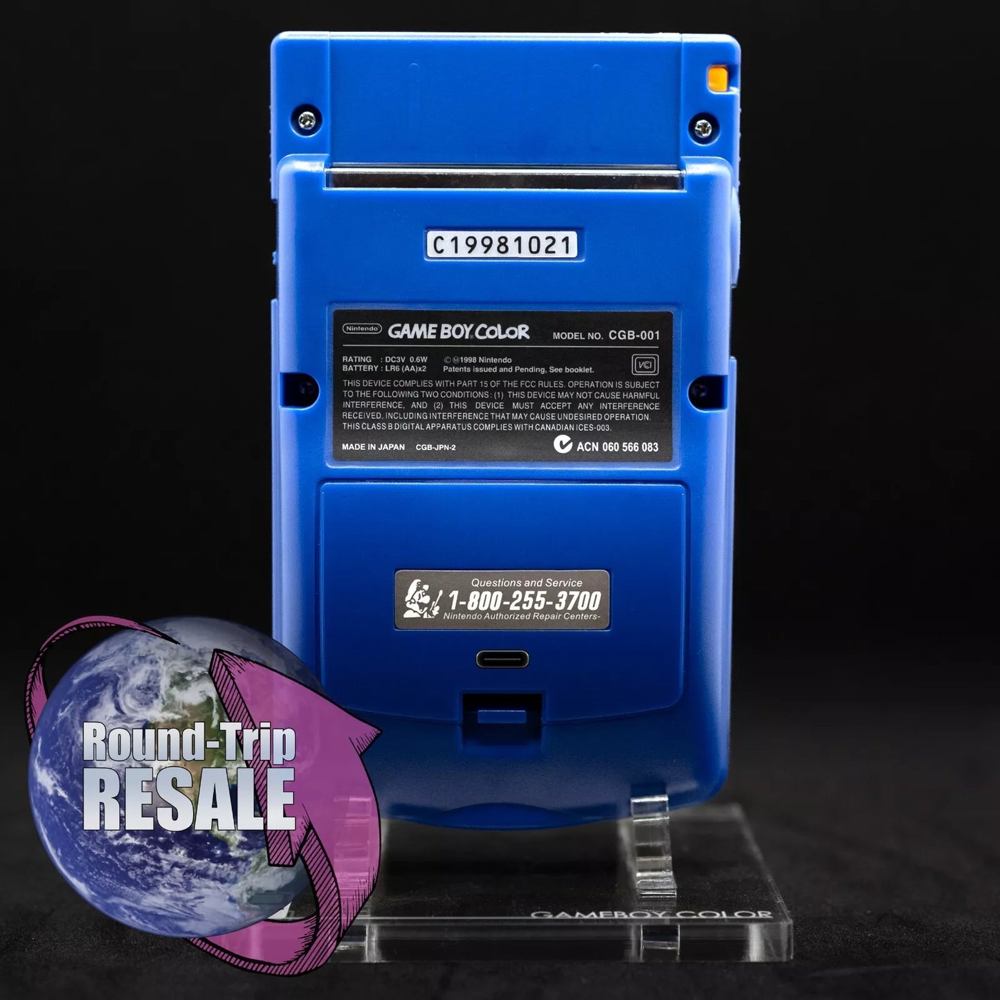 Fully Upgraded Nintendo Game Boy Color – AMOLED Screen, Rechargeable Battery, Ready to Play