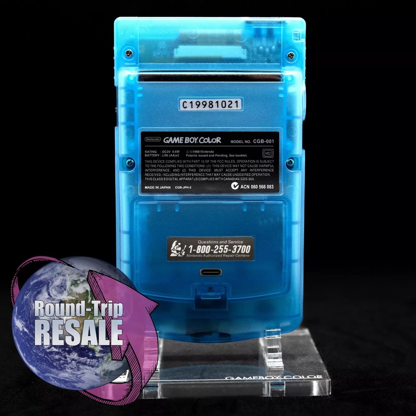 Fully Upgraded Nintendo Game Boy Color – AMOLED Screen, Rechargeable Battery, Ready to Play