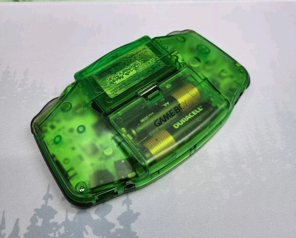 Gameboy Advance Custom Rayquaza Emerald GBA Pokemon w/ ITA TFT Backlight Screen