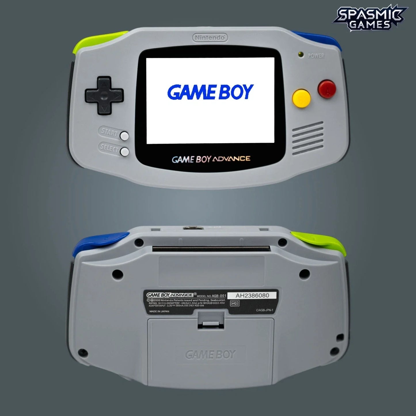 Nintendo Game Boy Advance Console with Backlit Screen IPS V5 GBA CHOOSE COLOR