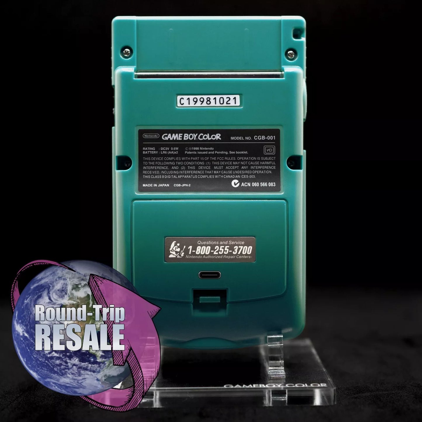 Fully Upgraded Nintendo Game Boy Color – AMOLED Screen, Rechargeable Battery, Ready to Play