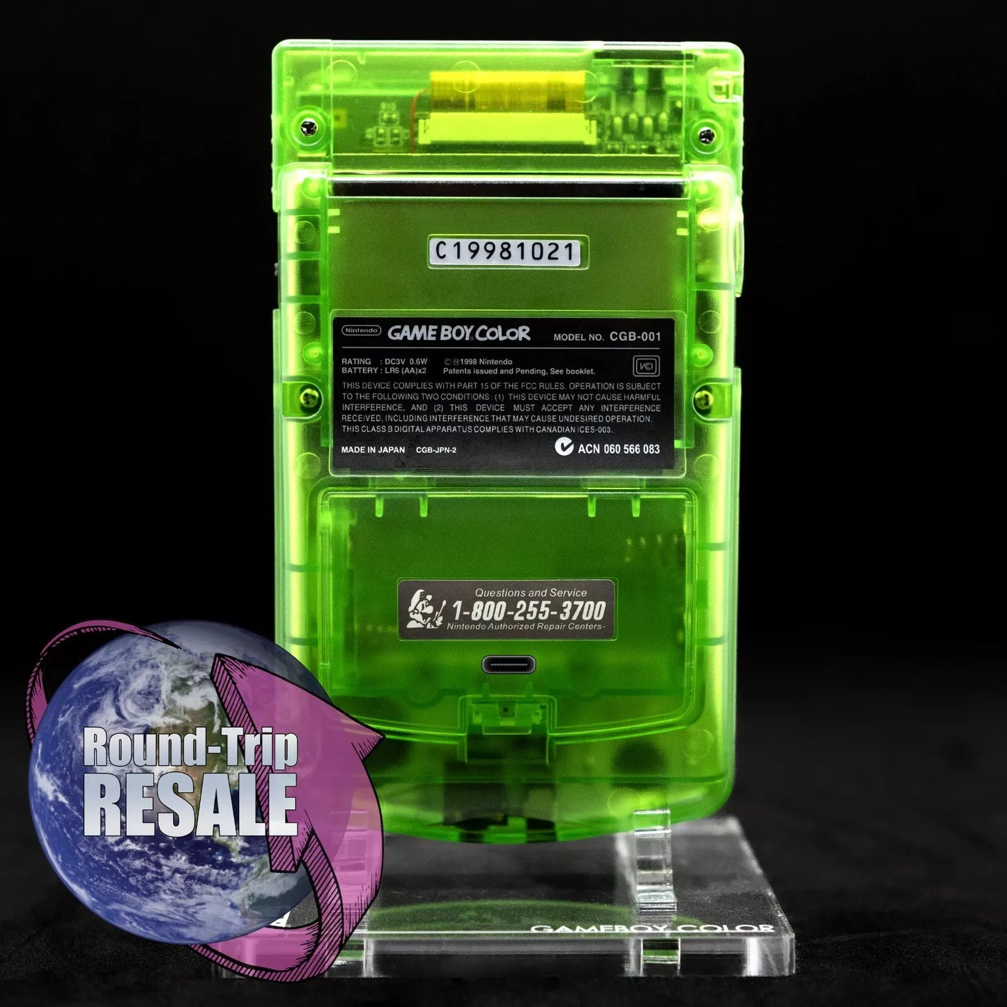 Fully Upgraded Nintendo Game Boy Color – AMOLED Screen, Rechargeable Battery, Ready to Play