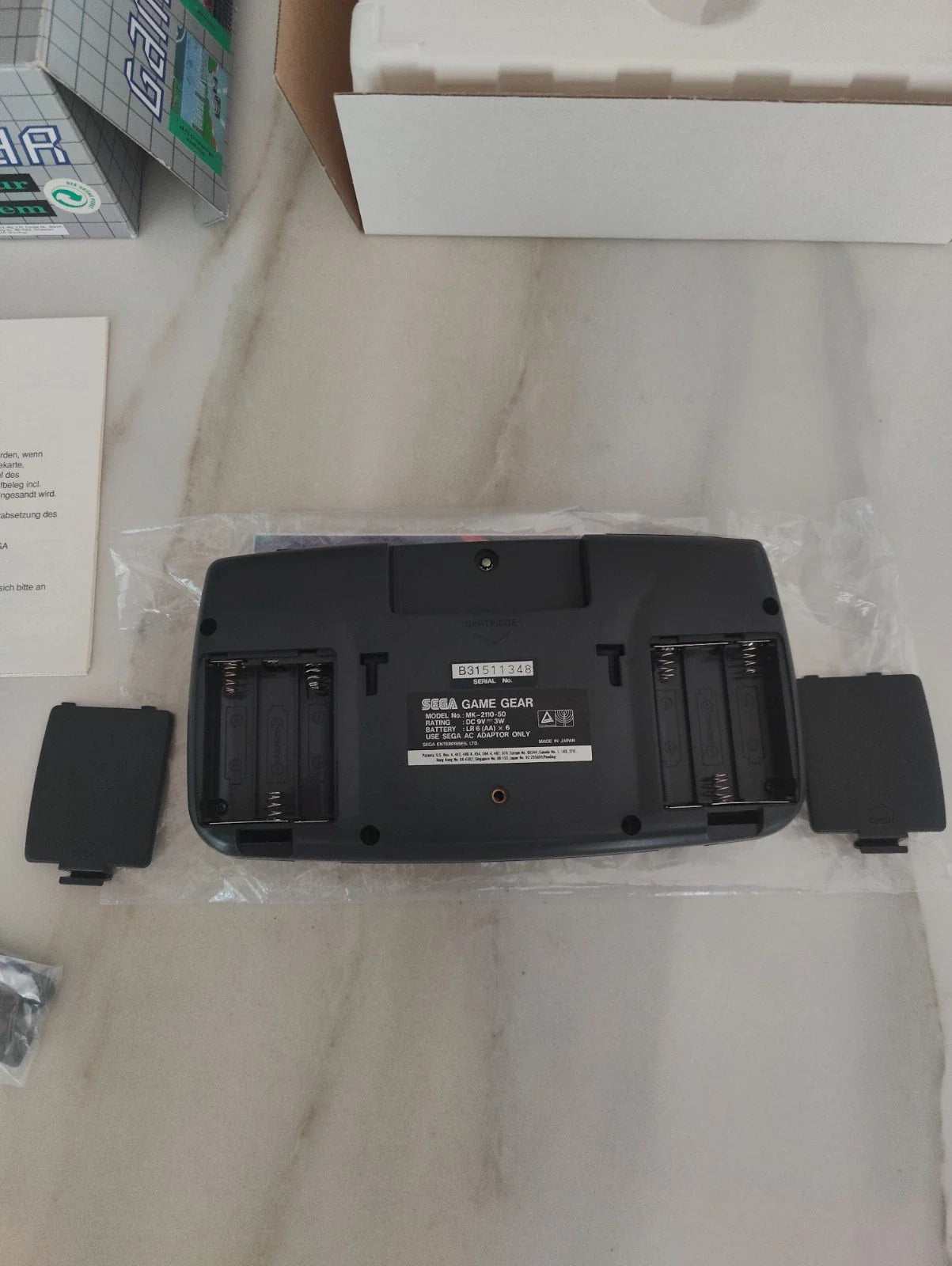 Sega Game Gear Console GG PAL Collector Like NEW