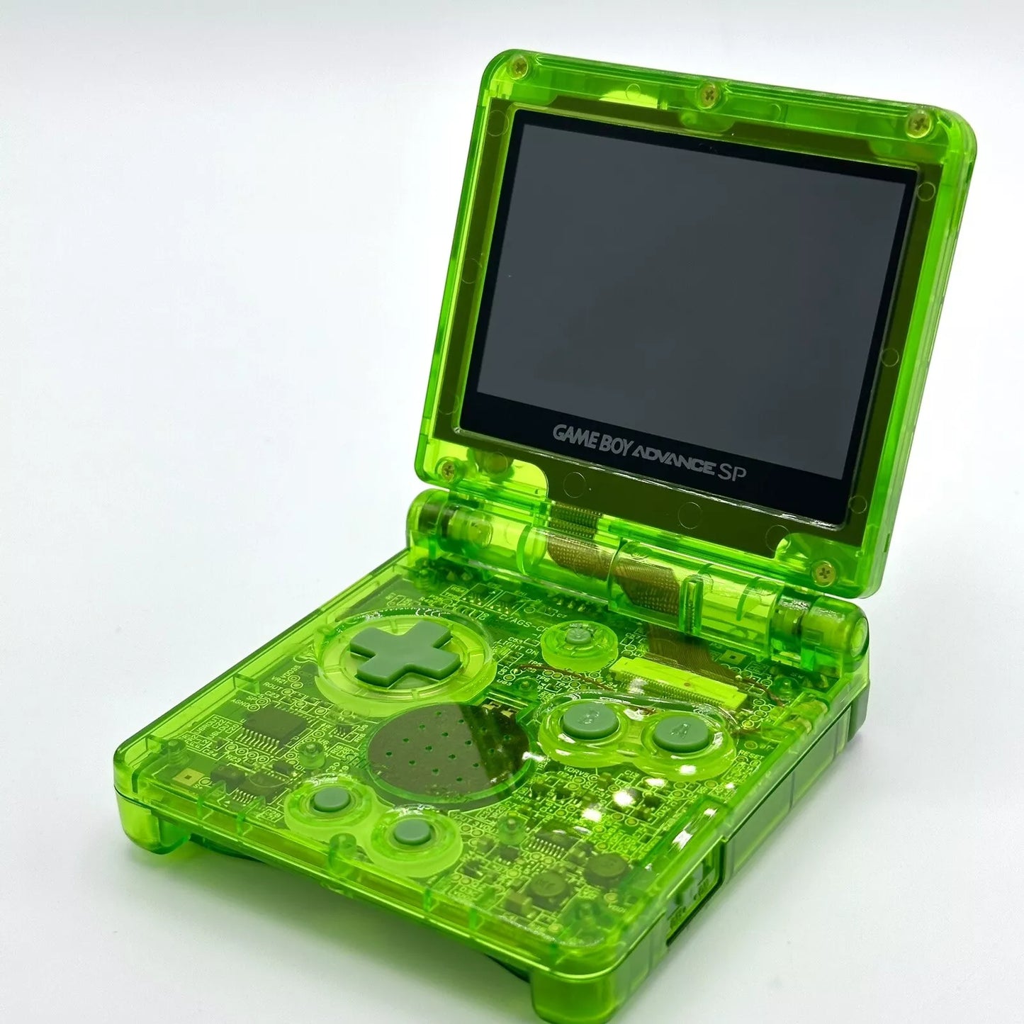 Game Boy Advance SP Custom IPS Backlit Screen UV Printed Shell Rayquaza Pokemon