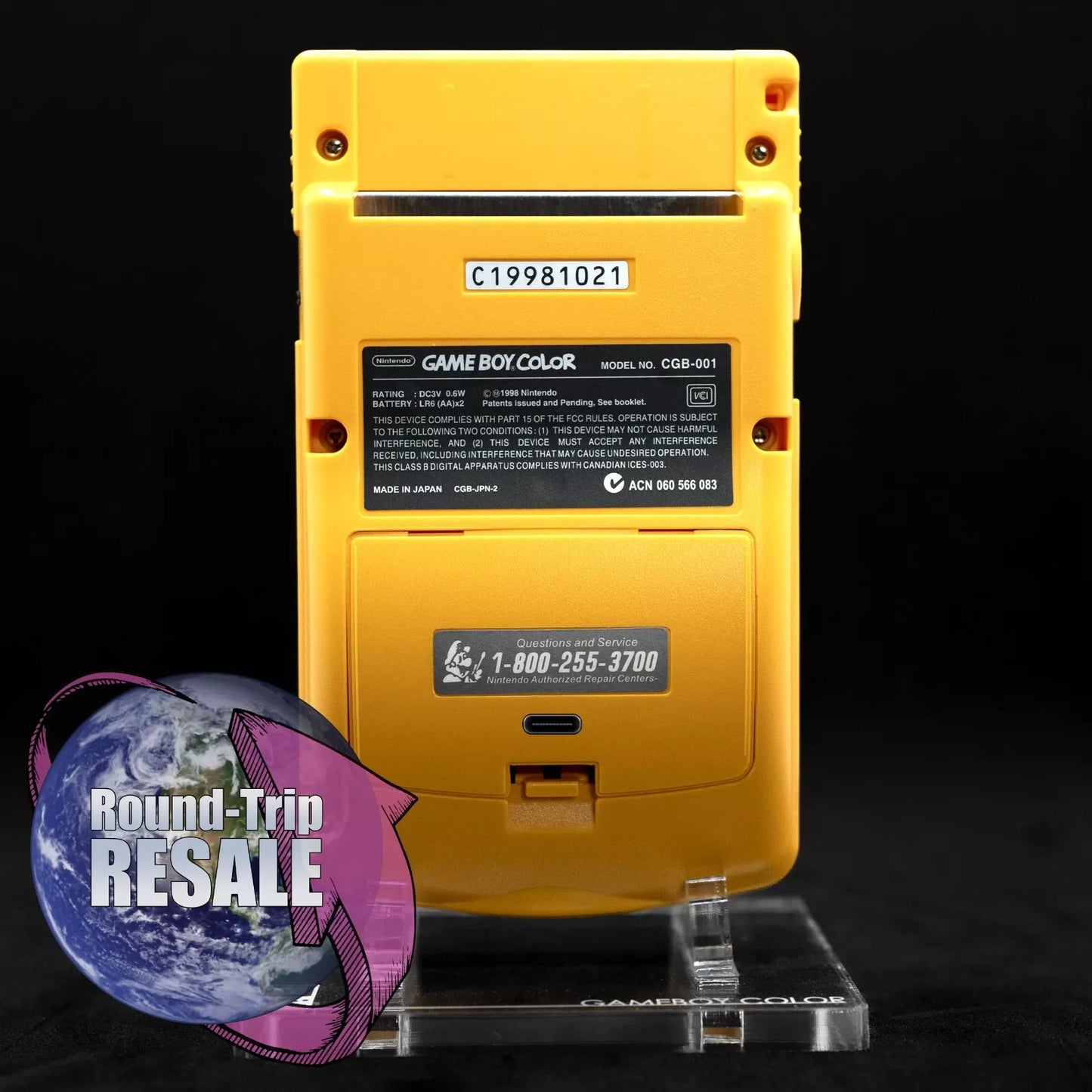 Fully Upgraded Nintendo Game Boy Color – AMOLED Screen, Rechargeable Battery, Ready to Play