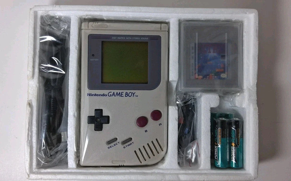 Nintendo Game Boy DMG-001 1989 Launch Edition Console CIB Tested