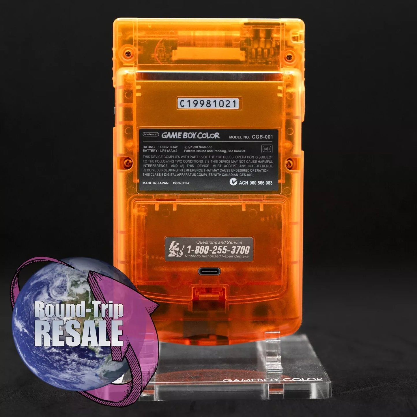 Fully Upgraded Nintendo Game Boy Color – AMOLED Screen, Rechargeable Battery, Ready to Play