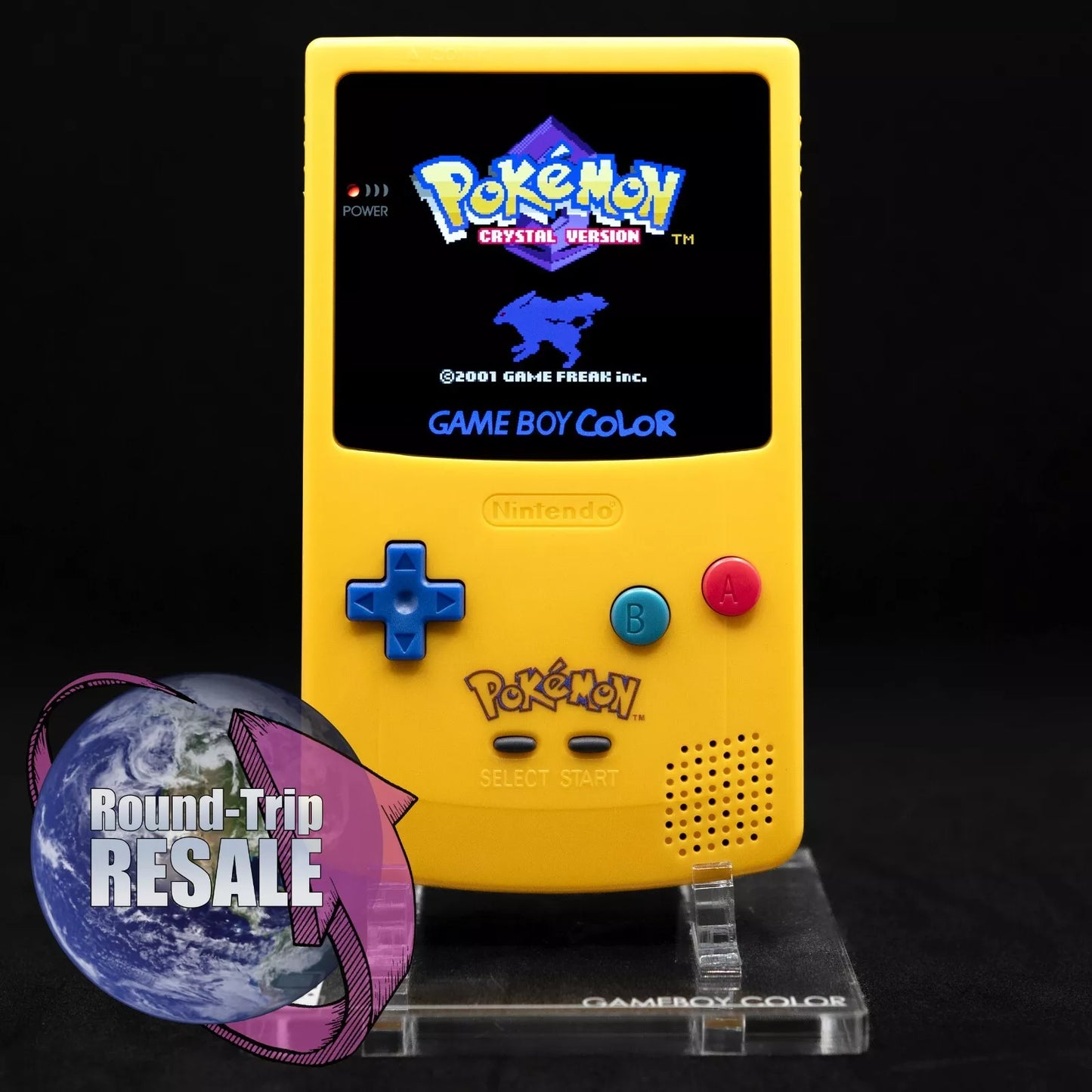 Fully Upgraded Nintendo Game Boy Color – AMOLED Screen, Rechargeable Battery, Ready to Play