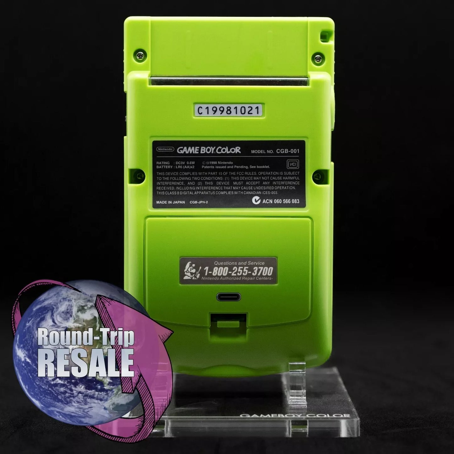 Fully Upgraded Nintendo Game Boy Color – AMOLED Screen, Rechargeable Battery, Ready to Play