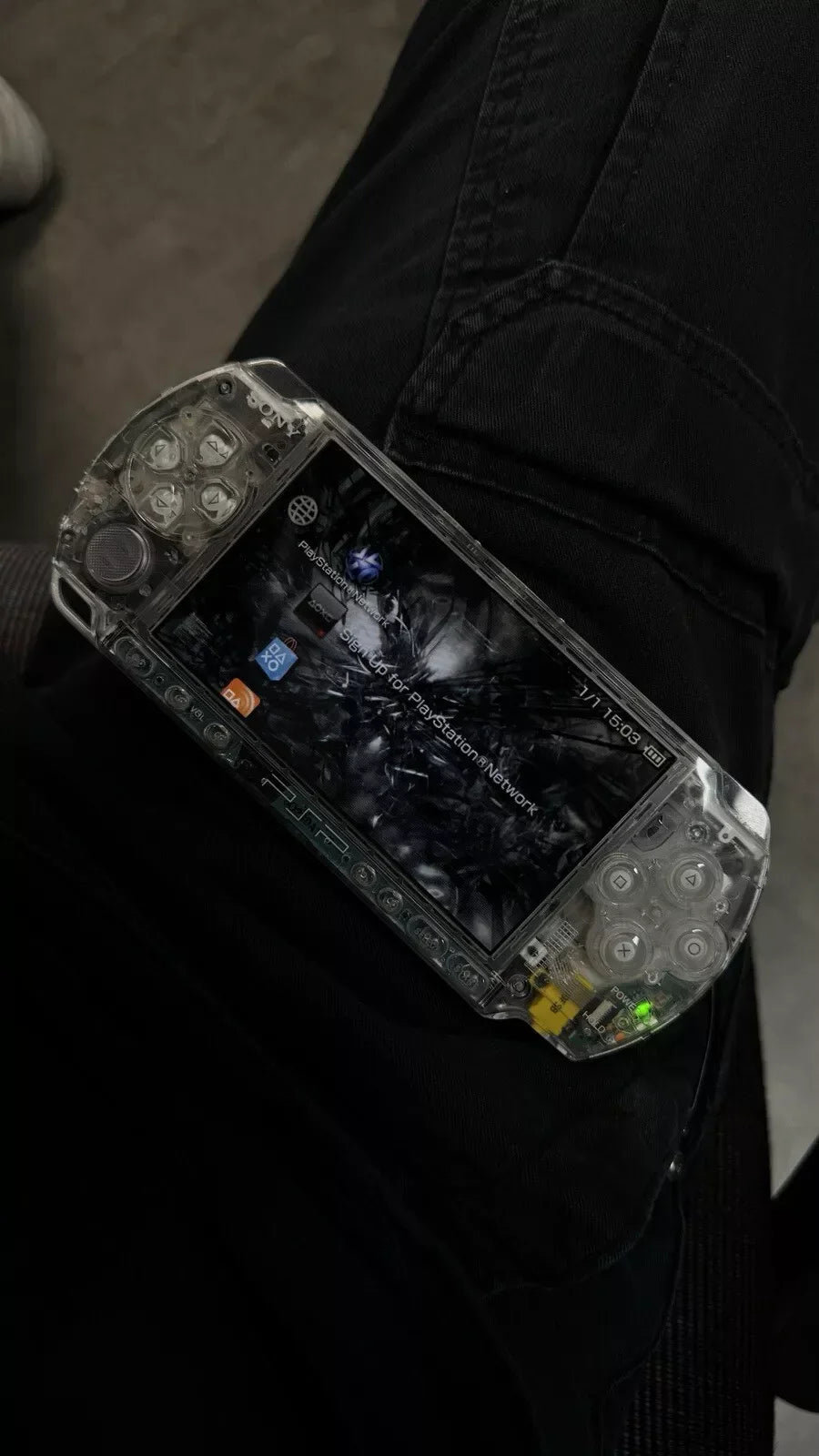 Custom PSP Console Bundle: Includes Battery, Storage, and More